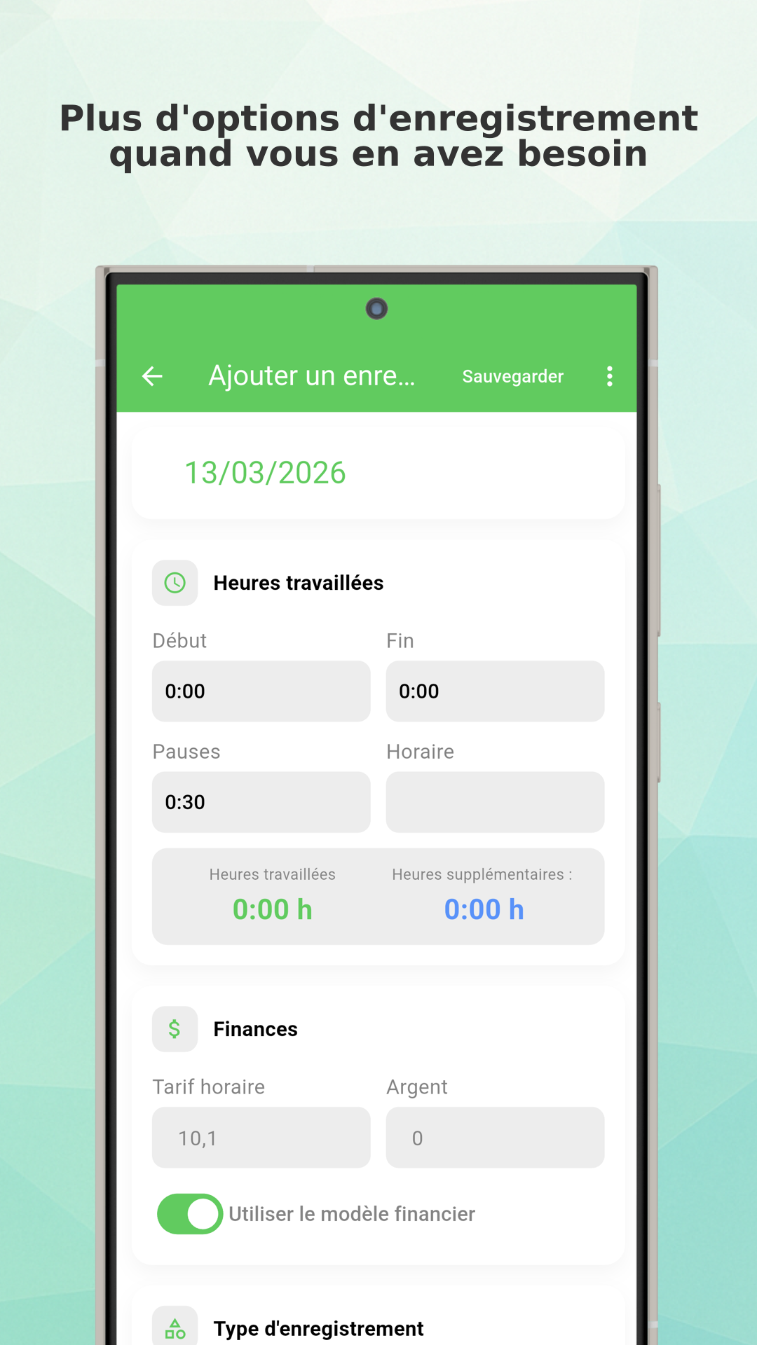 Working Timer work hours tracking